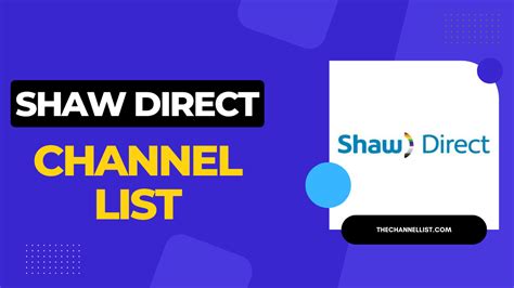 shaw direct chanel list|shaw direct basic channel list.